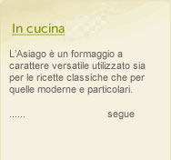 in cucina Asiago