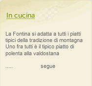 in cucina Fontina